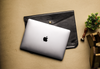 The Nomad-Simple Leather Laptop Sleeve in Black