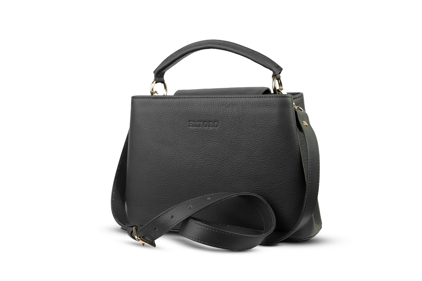 The Aurelia-Ladies Leather Bag Black
