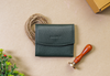 Lyra-Ladies Leather Wallet Green