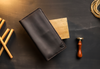 The Timber-Full‑Grain Pull‑Up Leather Long Wallet – Handcrafted