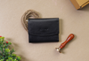 Isra-Ladies Leather Wallet Black