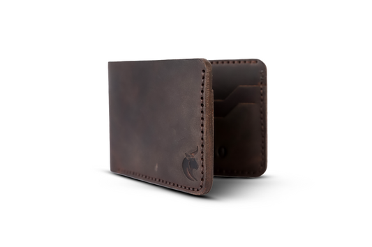 The Rogue-Handcrafted Brown Bifold Wallet