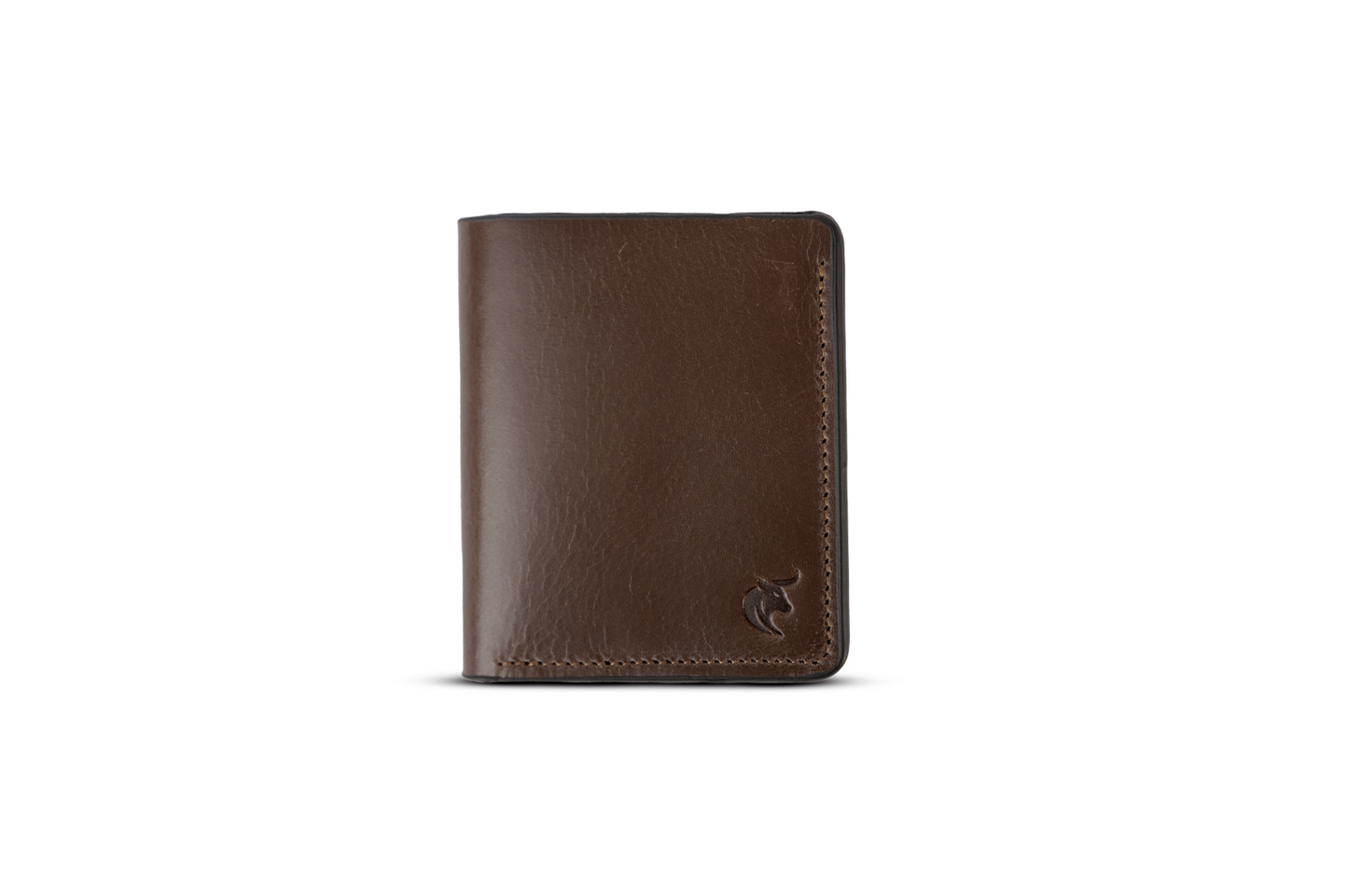 The Orion-Vertical Bifold Wallet Brown