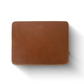 The Sentinal-Leather Zipper Laptop Sleeve Brown