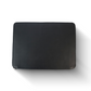 The Atlas-Leather Zipper Laptop Sleeve Black
