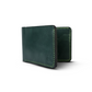 The Odessey-Handcrafted Green Bifold Wallet