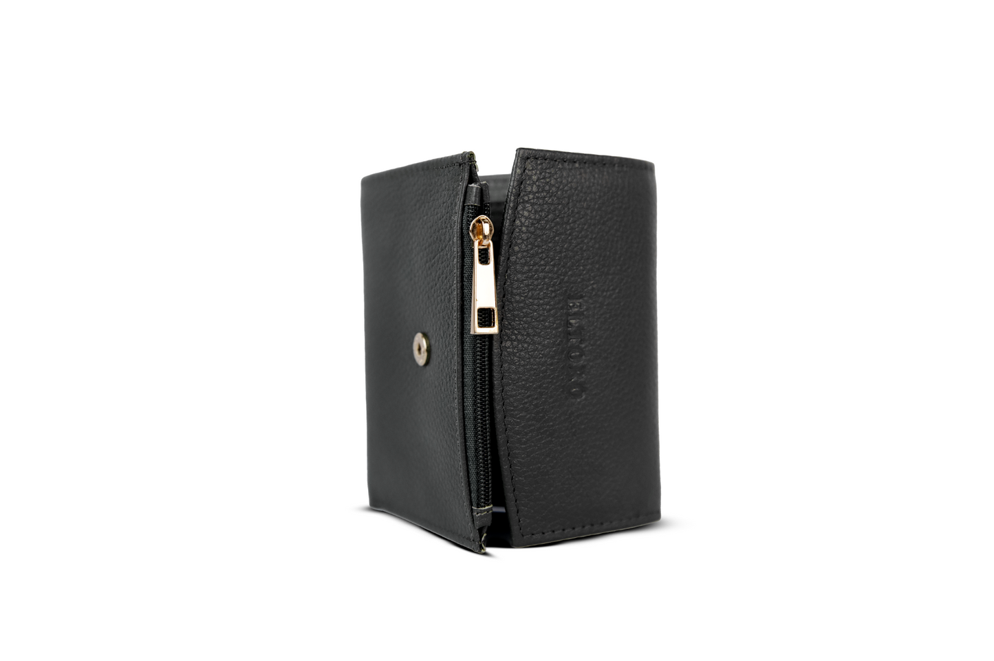 Isra-Ladies Leather Wallet Black