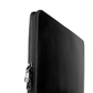 The Atlas-Leather Zipper Laptop Sleeve Black