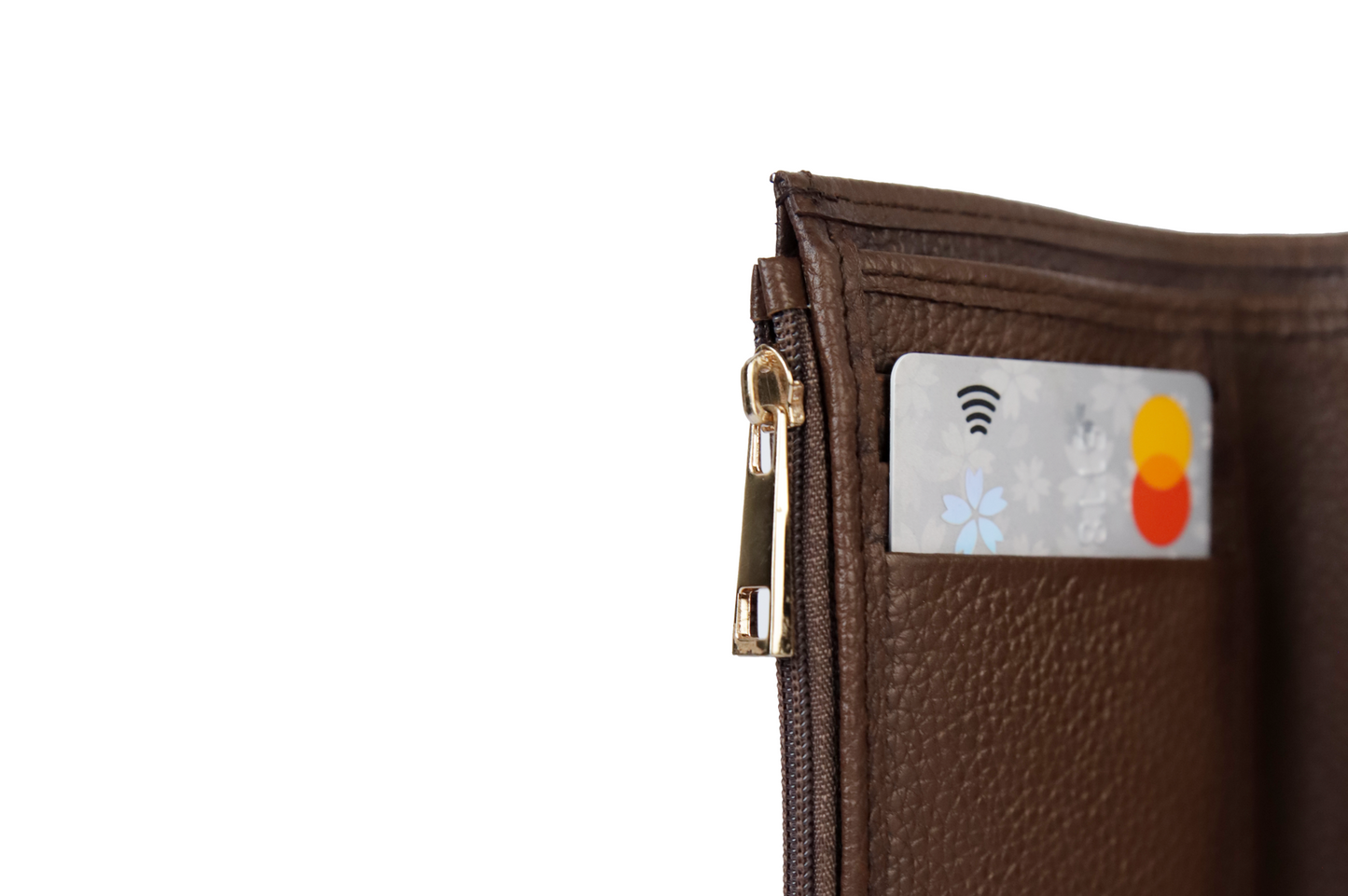 Celeste-Ladies Leather Wallet Brown