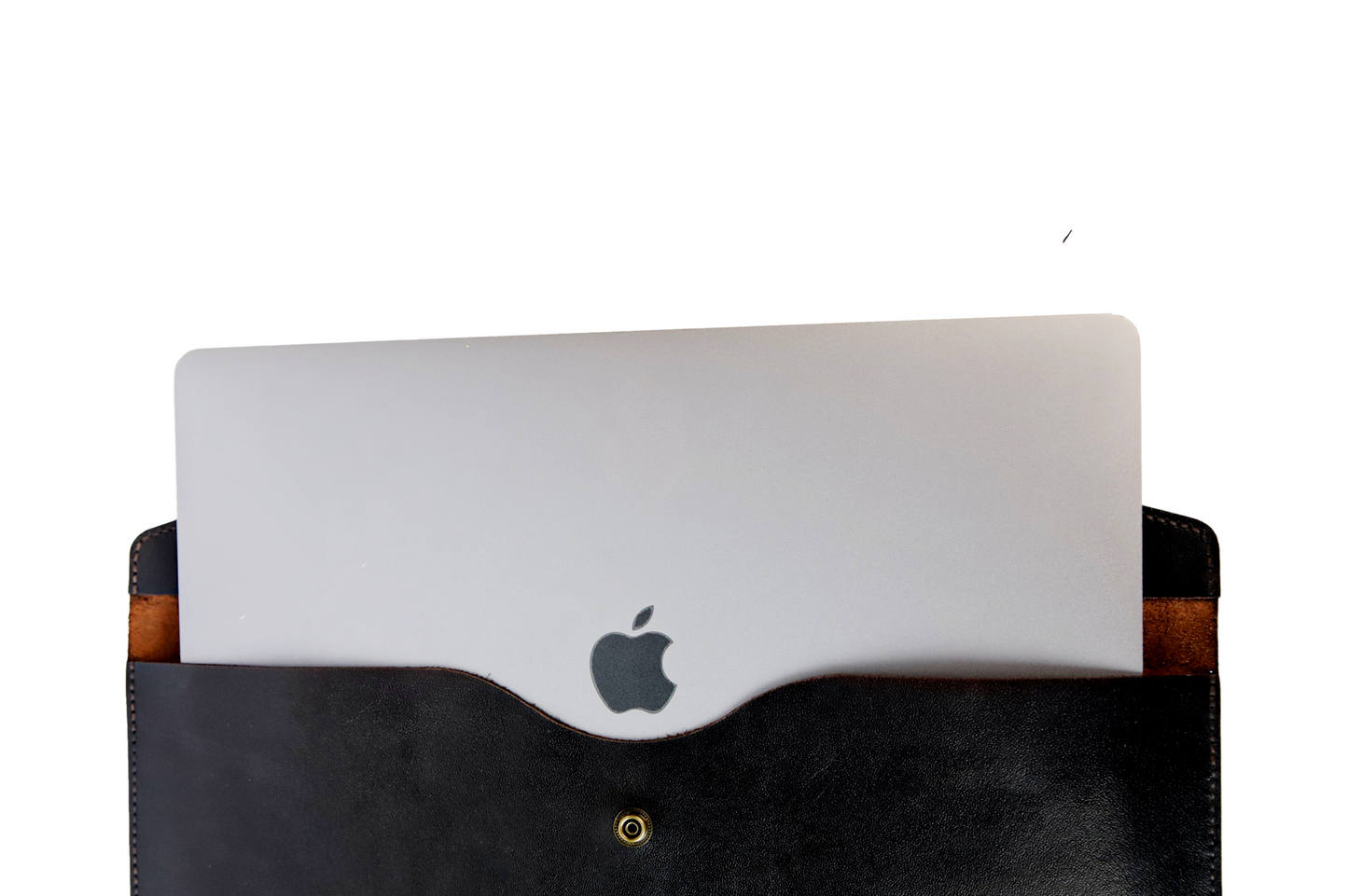 The Nomad-Simple Leather Laptop Sleeve in Black