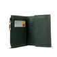 Lyra-Ladies Leather Wallet Green