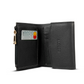 Isra-Ladies Leather Wallet Black