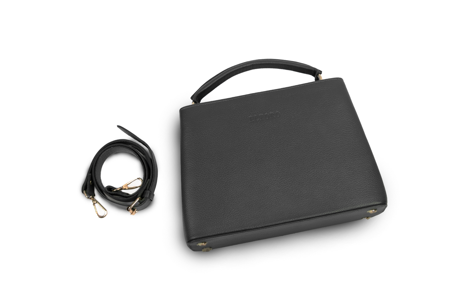 The Aurelia-Ladies Leather Bag Black