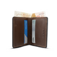 The Orion-Vertical Bifold Wallet Brown
