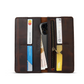 The Timber-Full‑Grain Pull‑Up Leather Long Wallet – Handcrafted