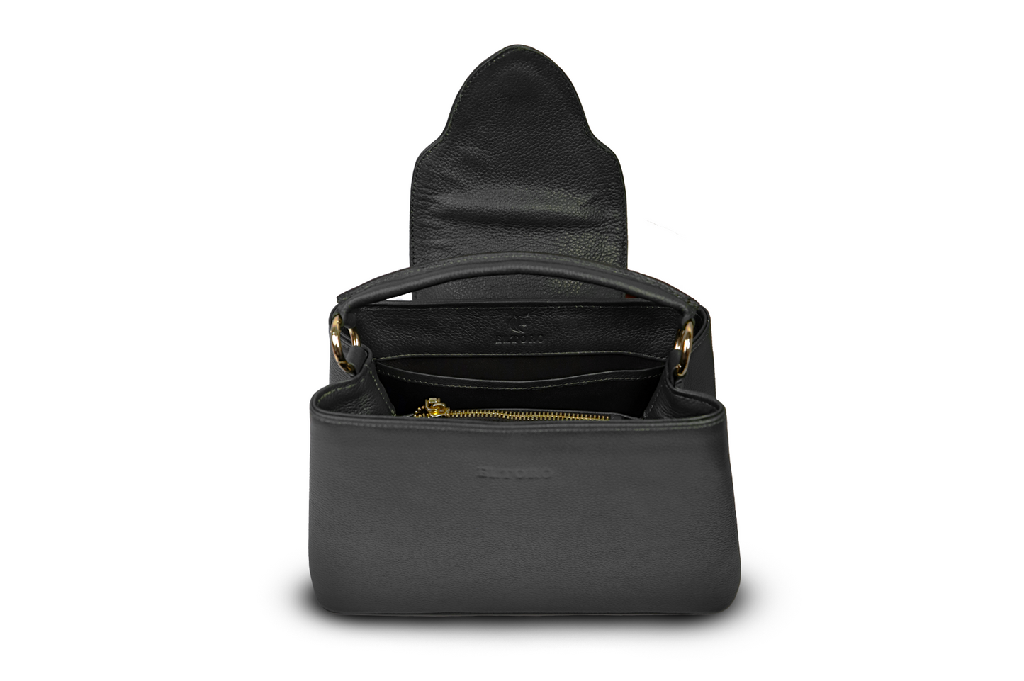 The Aurelia-Ladies Leather Bag Black